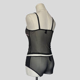 Mesh sequin detail matching set