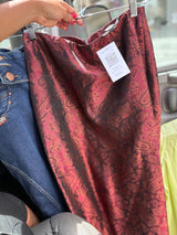 paisley maxi skirt