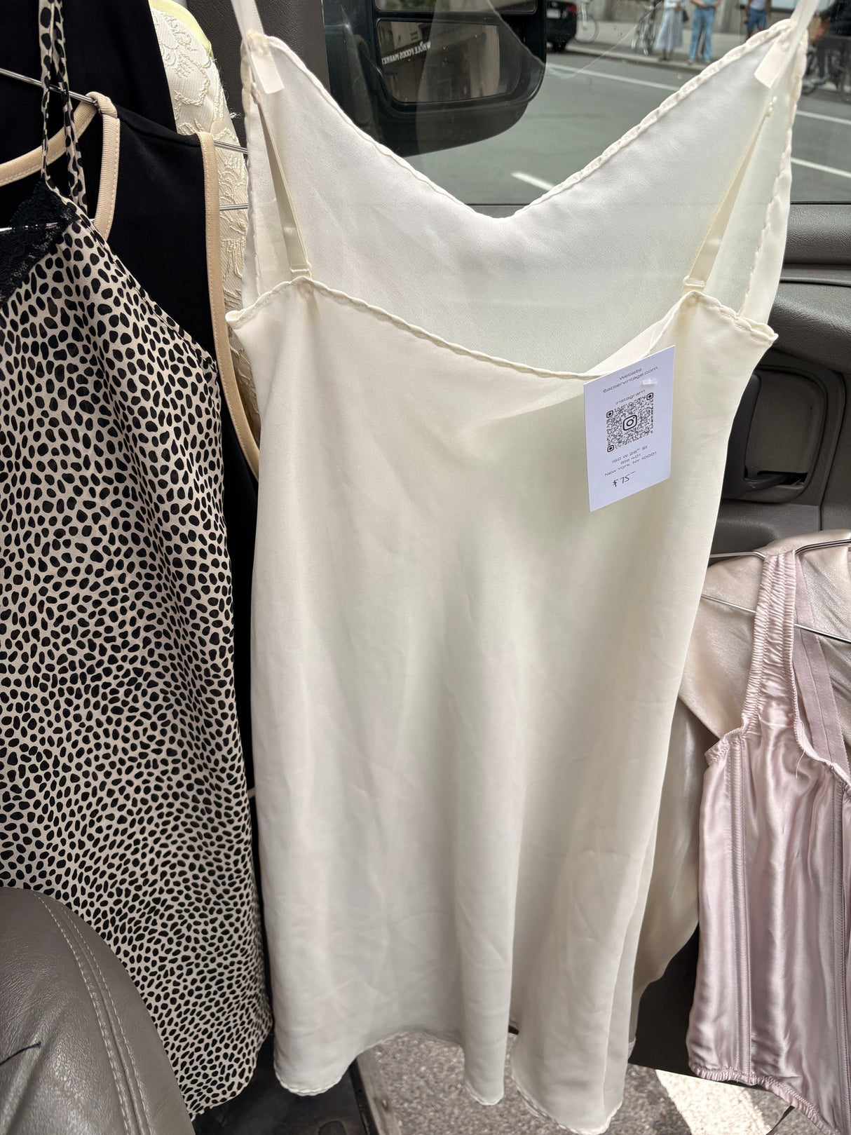 cream sheer slip