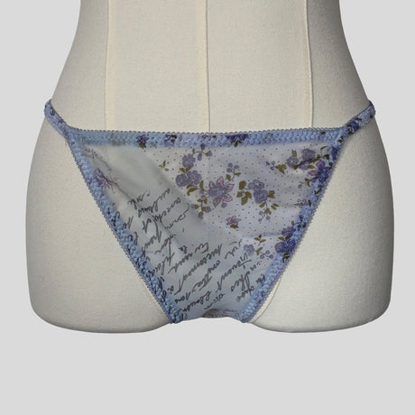 Love letters sheer babydoll slip with matching panties