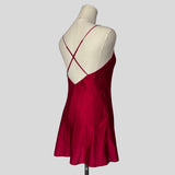Silky ruched slip
