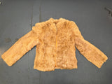 Light Brown Rabbit Fur Jacket