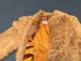 Light Brown Rabbit Fur Jacket