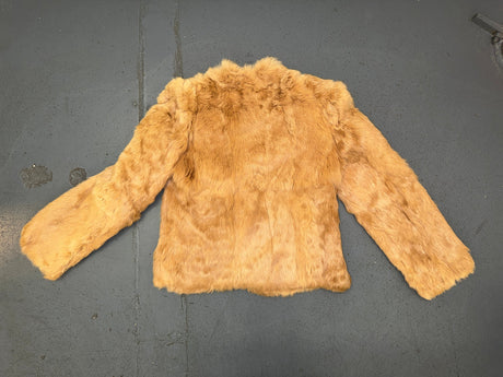 Light Brown Rabbit Fur Jacket