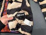 JUST CAVALLI Tiger Print Reversible Puffer Jacket