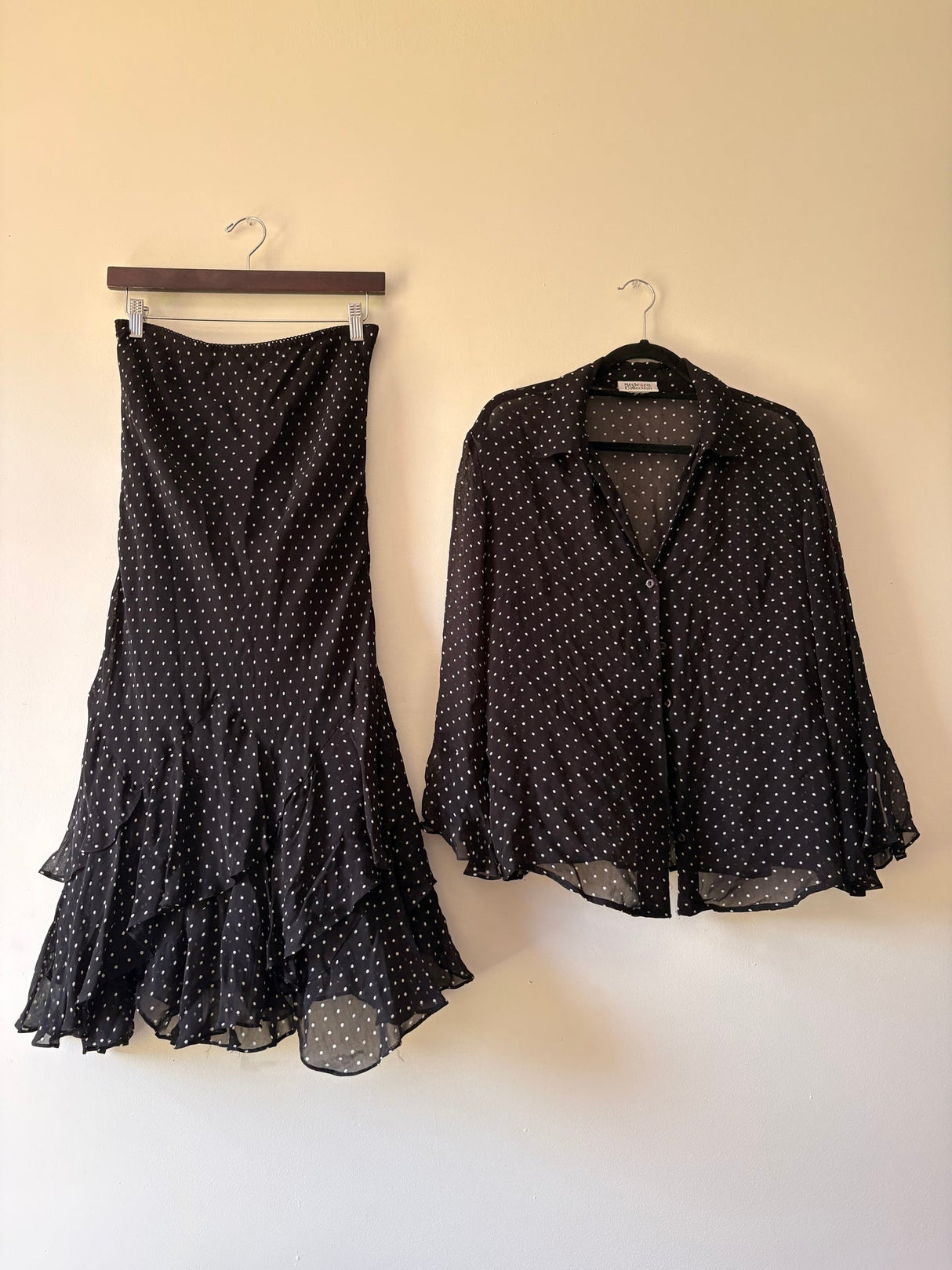 Polka dot two piece set