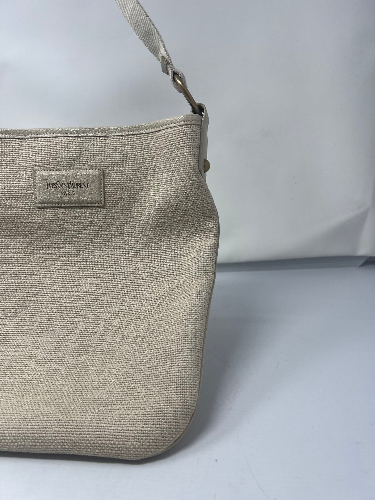 YSL Vintage canvas shoulder/crossbody bag