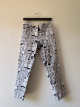 Gazette print midi pants