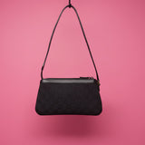 Gucci Small GG Canvas Black Shoulder Bag