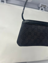 Gucci Small GG Canvas Black Shoulder Bag