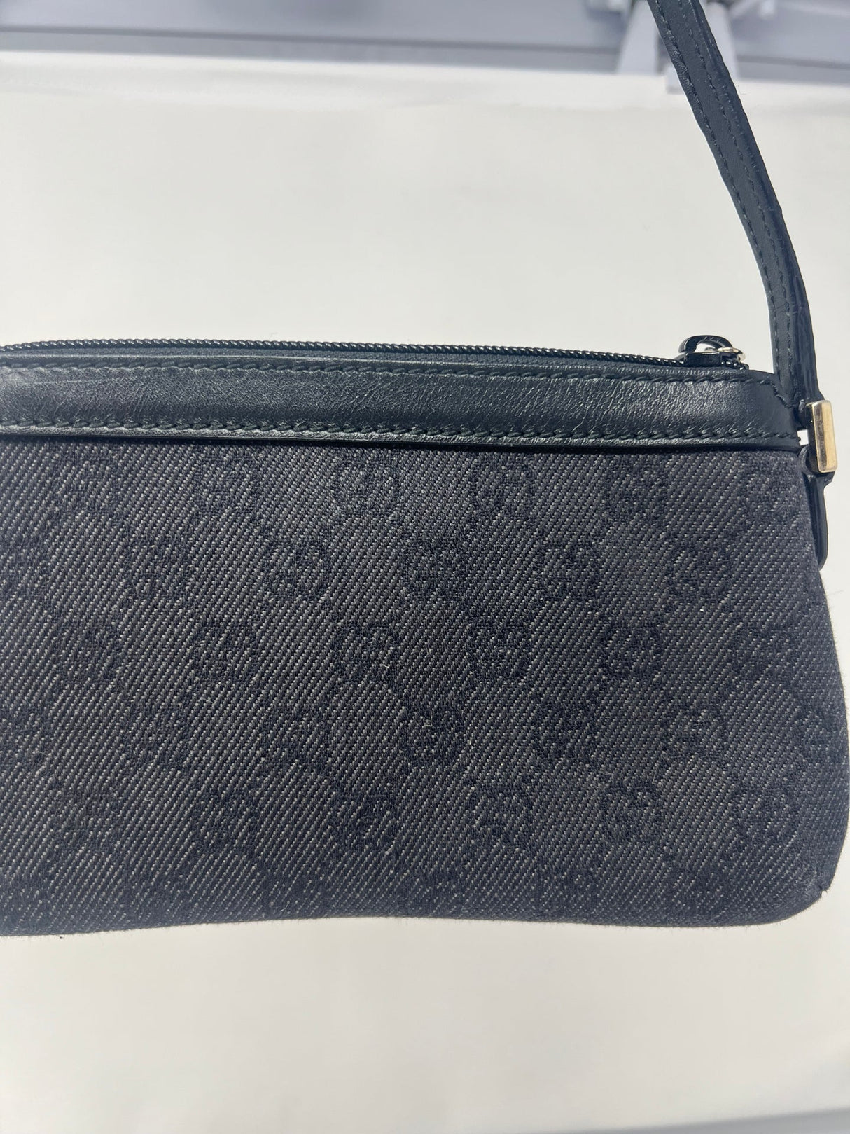 Gucci Small GG Canvas Black Shoulder Bag