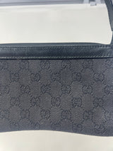 Gucci Small GG Canvas Black Shoulder Bag