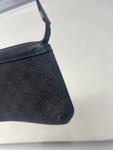 Gucci Small GG Canvas Black Shoulder Bag