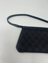 Gucci Small GG Canvas Black Shoulder Bag