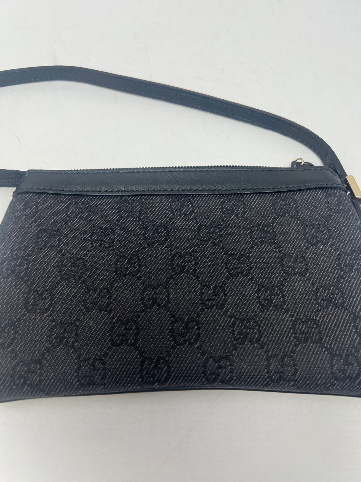 Gucci Small GG Canvas Black Shoulder Bag