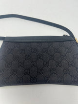 Gucci Small GG Canvas Black Shoulder Bag
