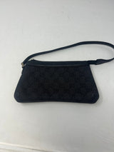 Gucci Small GG Canvas Black Shoulder Bag