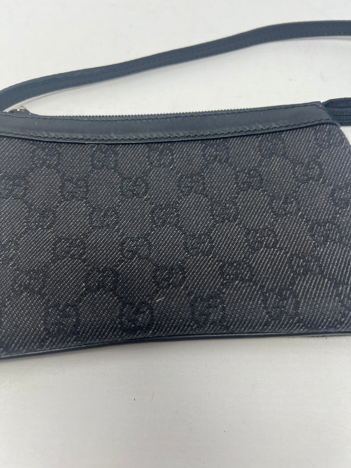 Gucci Small GG Canvas Black Shoulder Bag