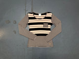 SONIA RYKIEL Pink and Black Striped Sweater