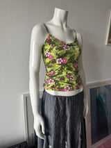 PEEPING TOM SLEEPWEAR Camo Tank Top Sz M