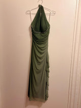 Shimmery Ombré green dress