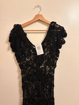 Beaded crotchet dress