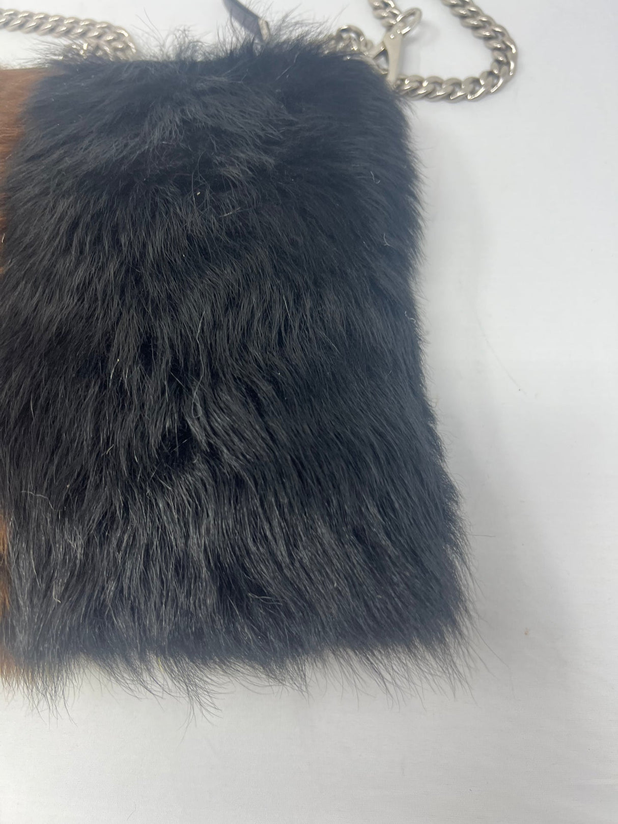 Miu Miu Sheep Fur Clutch Bag