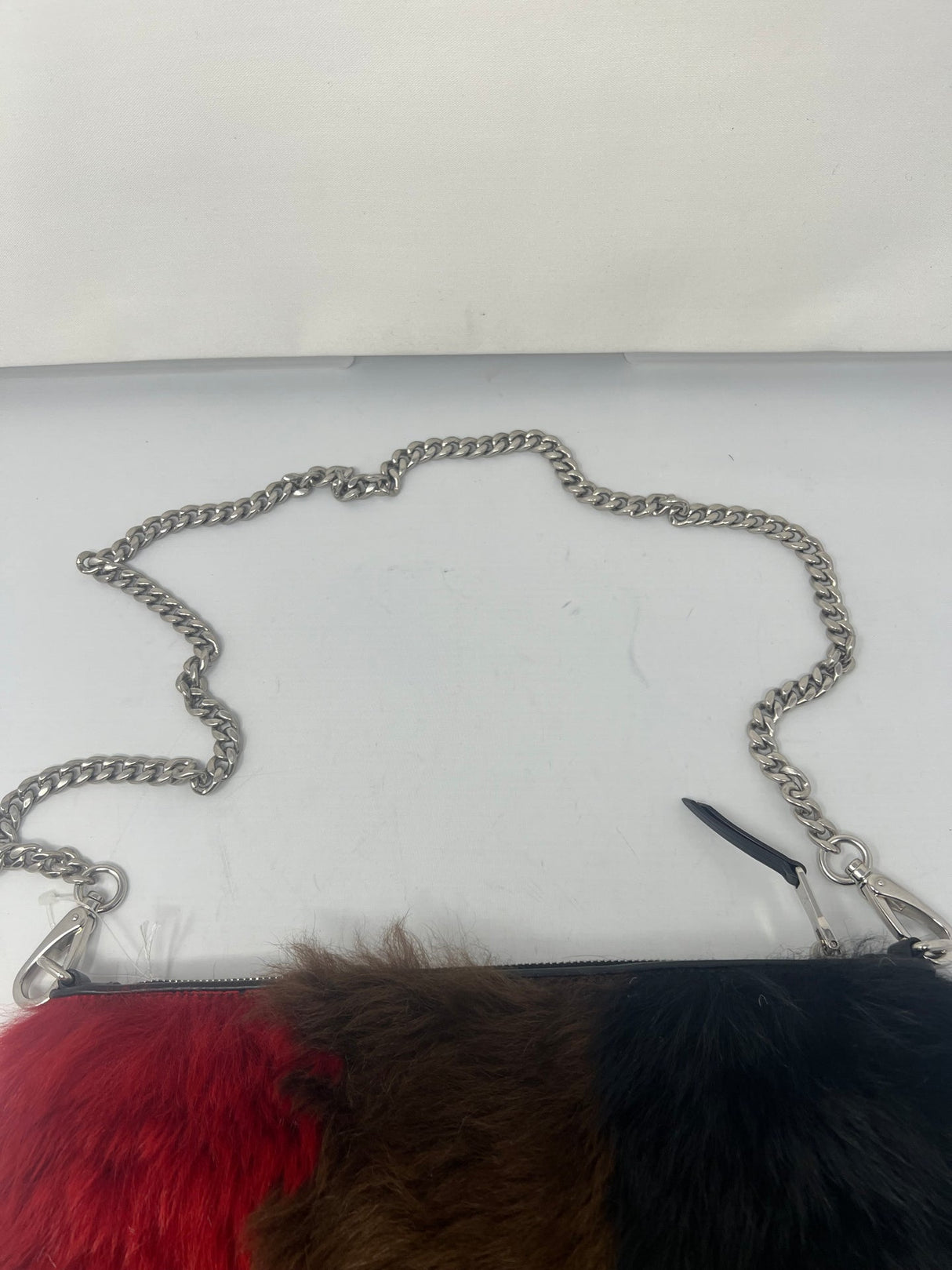 Miu Miu Sheep Fur Clutch Bag