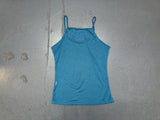 GAPA PARIS Teal Mesh Tank Top