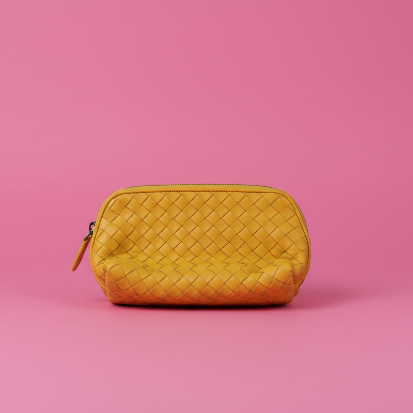 Bottega Veneta Cosmetic pouch Yellow/Orange