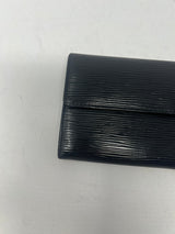 Louis Vuitton Epi Leather Long Wallet Black