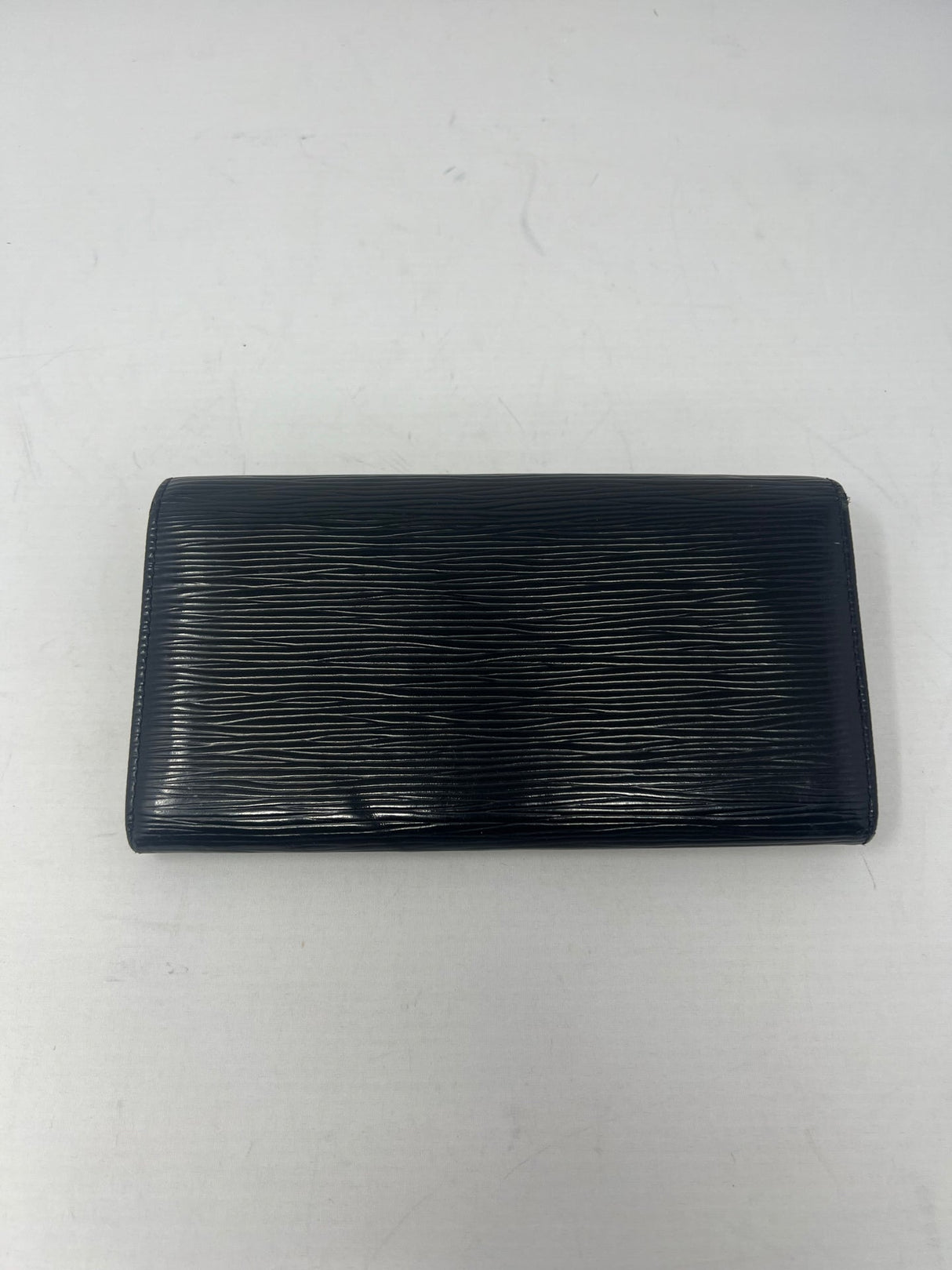 Louis Vuitton Epi Leather Long Wallet Black