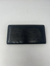 Louis Vuitton Epi Leather Long Wallet Black