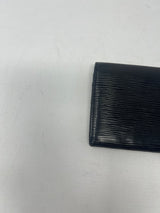 Louis Vuitton Epi Leather Long Wallet Black