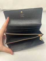 Louis Vuitton Epi Leather Long Wallet Black