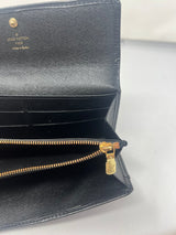 Louis Vuitton Epi Leather Long Wallet Black