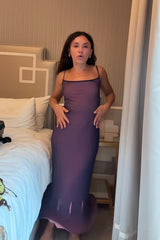 Cop. Copine Paris Vintage Purple Maxi Hoop Dress