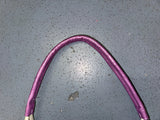 BUENO Purple Leather Shoulder Bag