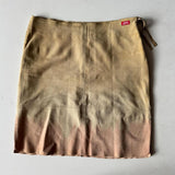 Miss Sixty Suede Ombre Midi Skirt