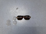 VERSACE Brown Shield Sunglasses