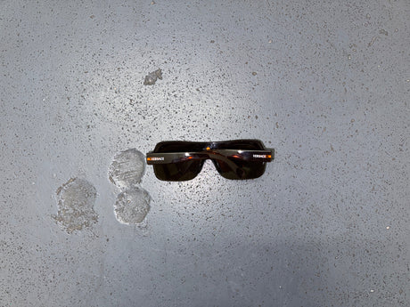 VERSACE Brown Shield Sunglasses