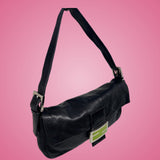 Fendi Baguette Black Leather