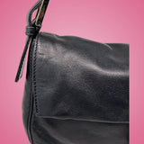 Fendi Baguette Black Leather