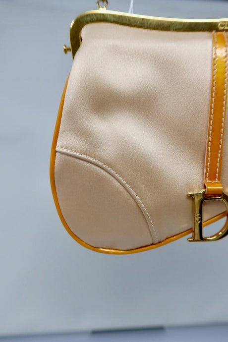 Rare Christian Dior Mini Satin Saddle Bag – Galliano Era