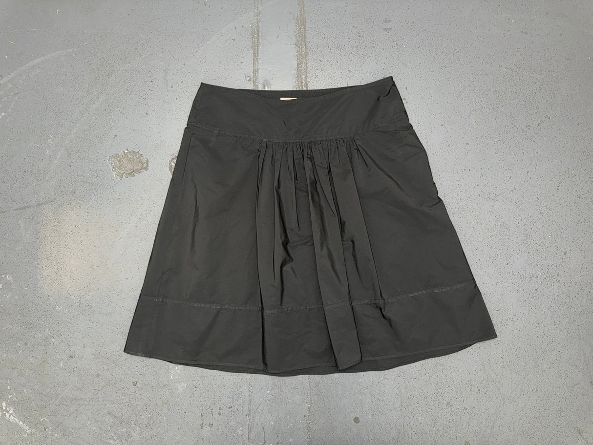BURBERRY Black Midi Skirt