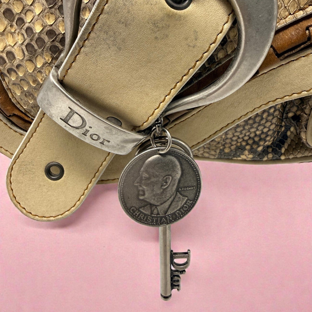 Dior Python Gaucho Bag