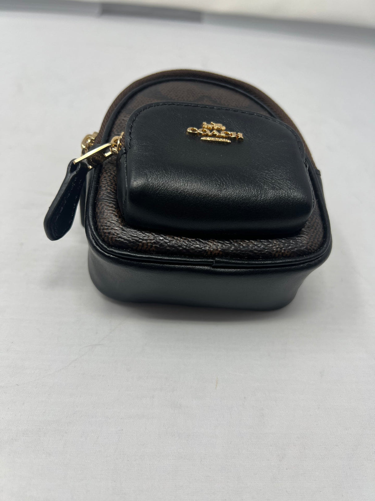 Coach Back Pack Bag Charm Gold Hardware
