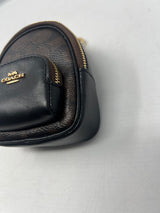 Coach Back Pack Bag Charm Gold Hardware
