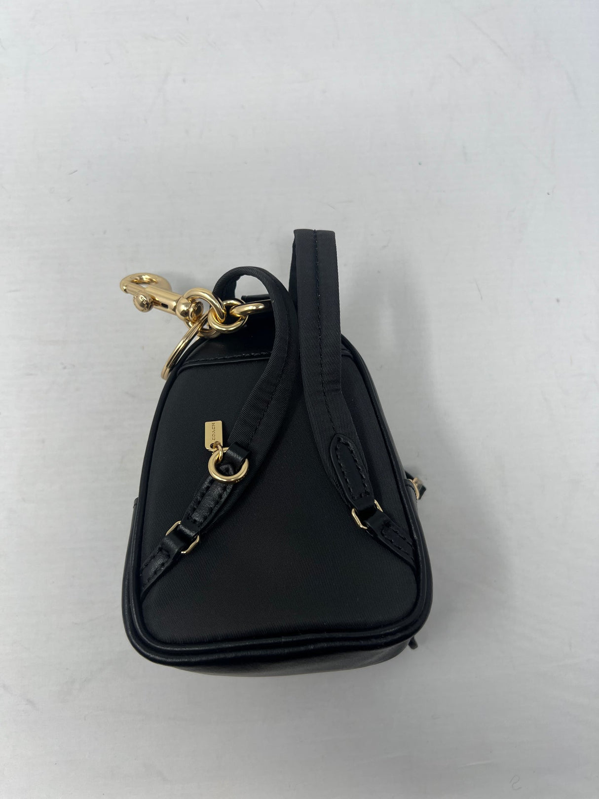 Coach Back Pack Bag Charm Gold Hardware