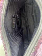 Prada Re-Edition 2000 Purple Sequin Paillettes Bag (comes in original box)